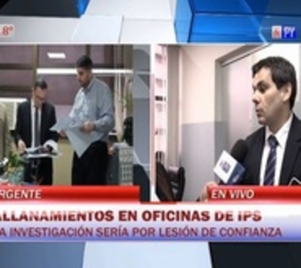 Fiscalía allana oficinas de IPS por presunta lesión de confianza - Paraguay.com