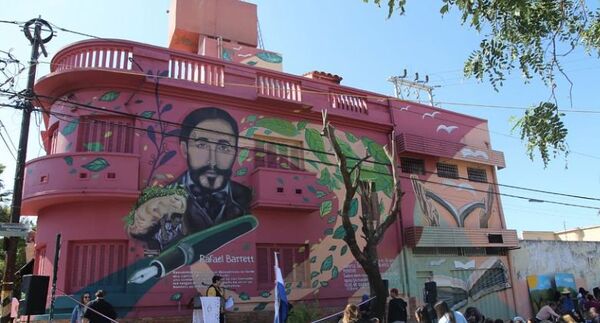 Diario HOY | Inauguración de la ruta y el mural Rafael Barrett