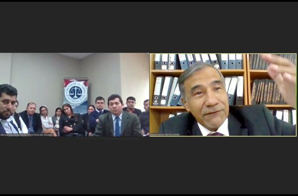 Reunión telemática con gremios de abogados de Santaní y Santa Rosa