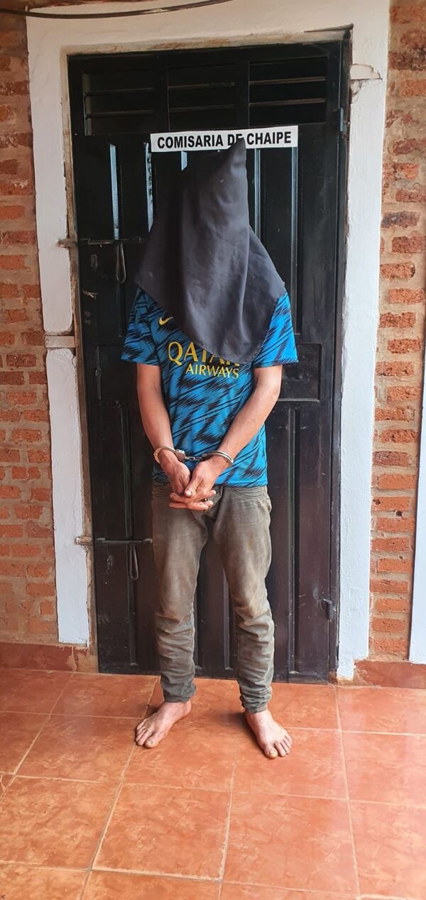 Policía captura a peligroso delincuente con múltiples antecedentes en Chaipe