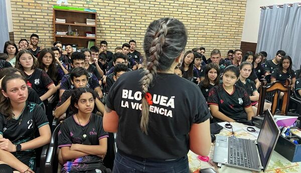 Estudiantes fueron sensibilizados en prevención de la violencia