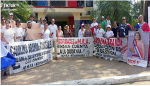 Roquealonseños se manifiestan contra intendenta