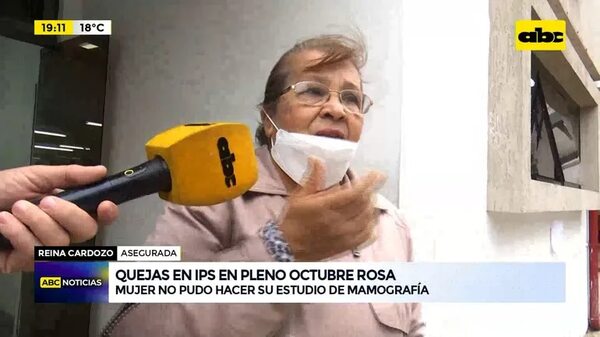 Video: quejas en IPS en pleno octubre Rosa - ABC Noticias - ABC Color