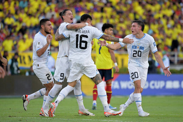 ¡Tremendo partido! Colombia perdonó y Uruguay rescató un punto de oro en el final - Radio Imperio 106.7 FM