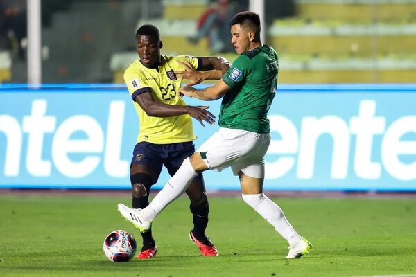 Ecuador vence 2-1 a Bolivia y ratifica señorío en la altura de La Paz en eliminatoria - Fútbol - ABC Color