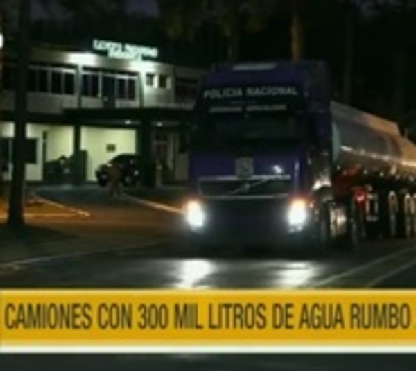 Gobierno envía 300.000 litros de agua al Chaco - Paraguay.com