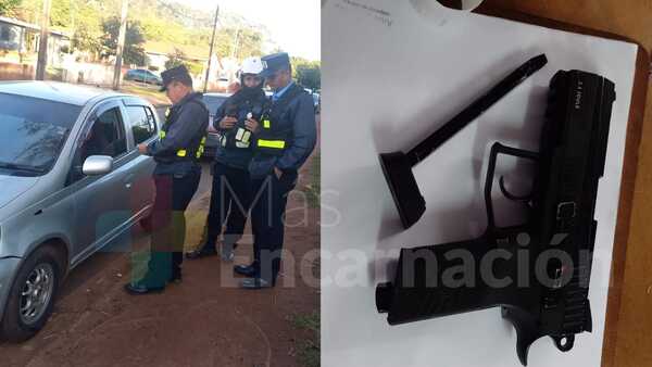 Conductora ebria es detenida con arma en la fila para cruzar a Posadas
