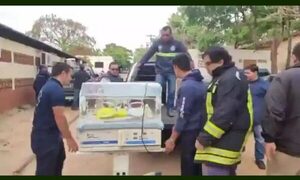 Evacuan a recien nacidos de terapia por corto circuito en Hospital de Coronel Oviedo