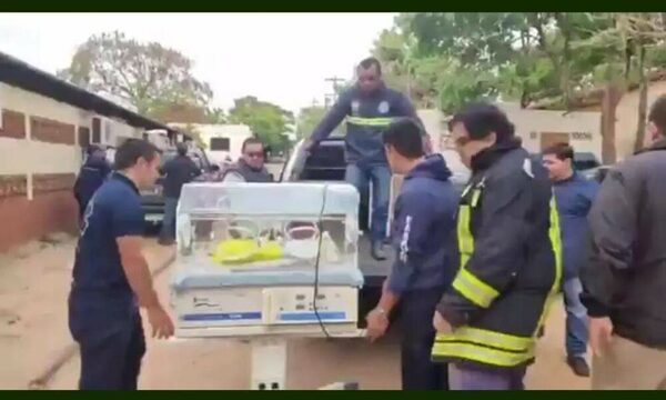 Evacuan a recien nacidos de terapia por corto circuito en Hospital de Coronel Oviedo