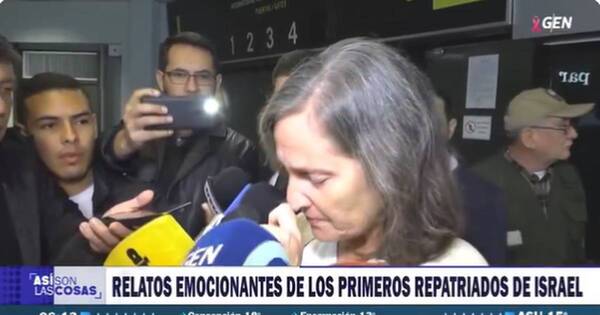 La Nación / Testimonios: paraguayos relatan desesperación y angustia por salir de la zona de guerra