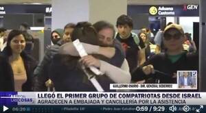 Llegó al país el primer grupo de paraguayos que salió desde Israel