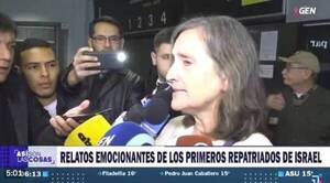 [VIDEO] Paraguaya regresó de Israel: "Fue desesperante"