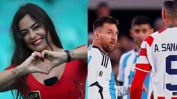 Larissa pidió disculpas por el supuesto escupitajo de Tony Sanabria a Messi