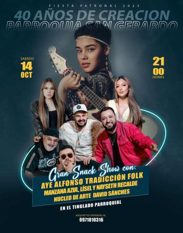 Gran Cena Show en la parroquia San Gerardo - Radio Imperio 106.7 FM