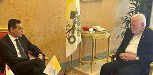 Rub茅n Ram铆rez Lezcano se re煤ne en la Santa Sede con Paul Richard Gallagher, secretario para las Relaciones con los Estados del Vaticano聽 - Revista PLUS