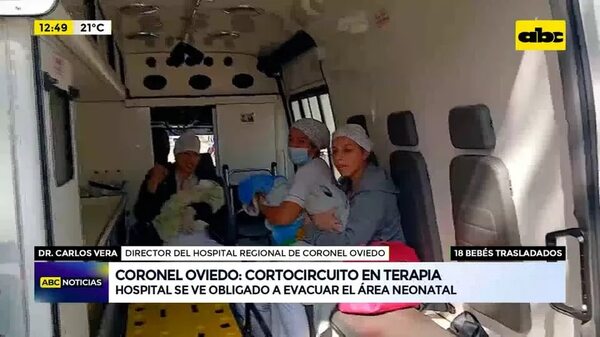 Video: Hospital se ve obligado a evacuar el área neonatal - ABC Noticias - ABC Color