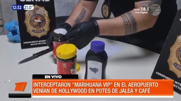 Interceptaron “marihuana vip” en el aeropuerto | Telefuturo