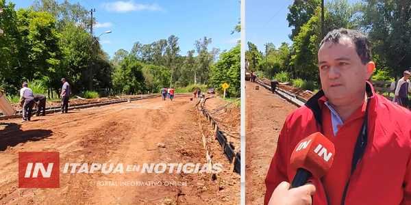TRINIDAD AVANZA A PASOS AGIGANTADOS EN OBRAS VIALES - Itapúa Noticias