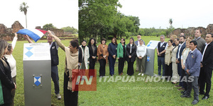 MISIONES JESUÍTICAS DE JESÚS Y TRINIDAD FUERON DISTINGUIDAS CON EL "EMBLEMA AZUL" DE LA UNESCO - Itapúa Noticias