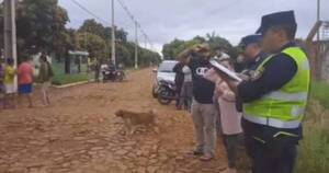 La Nación / Imputan por maltrato animal a hombre que arrastró a un perro atado a su vehículo