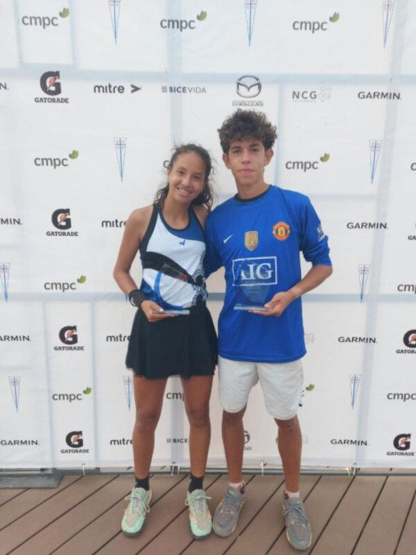 Tenistas juniors paraguayos ganaron dos títulos de dobles - La Tribuna