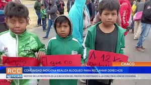 Comunidad Indígena realiza bloqueo para reclamar derechos