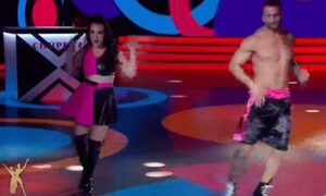 Lali González brilló con el cuarteto en el escenario del Bailando