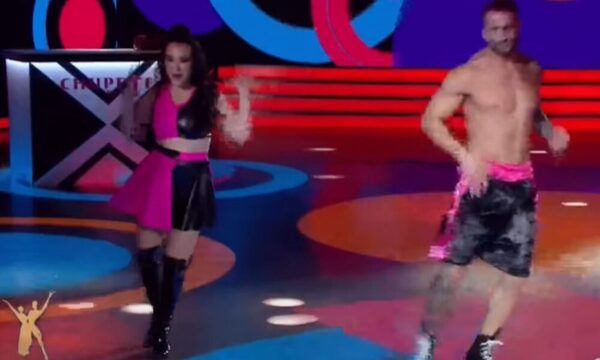 Lali González brilló con el cuarteto en el escenario del Bailando