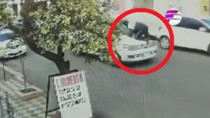 Automovilista atropella y arrastra a un agente de la PMT sobre el capó de un vehículo robado