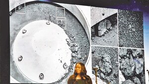 LA NASA HALLA AGUA Y CARBONO EN MUESTRA RECOLECTADA DE BENNU