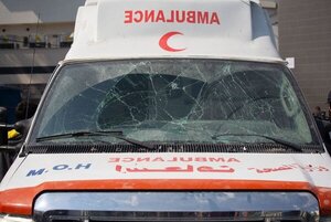 Un abrumado hospital de Gaza recurre al uso de camiones de helados como morgues