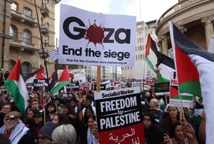 Video: Histórica protesta en Londres en apoyo al pueblo palestino - Mundo - ABC Color