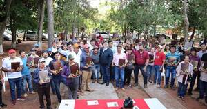 La Nación / Con títulos del Indert, pequeños productores ya podrán acceder a créditos