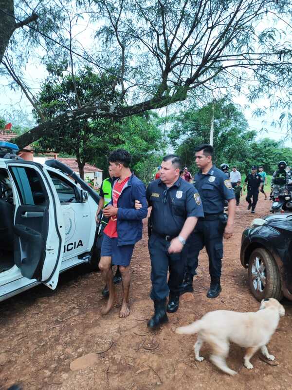 Presunto ladrón intentó huir, pero logró ser recapturado y Policía recupera objetos hurtados