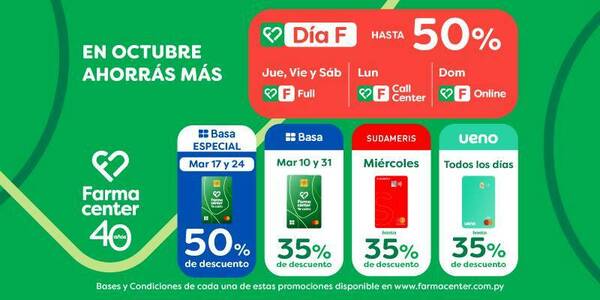 ¡Farmacenter sigue octubre con un montón de beneficios!