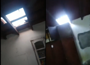 (VIDEO). “Chespi” destecha una casa para entrar y robarse todo lo que pudo