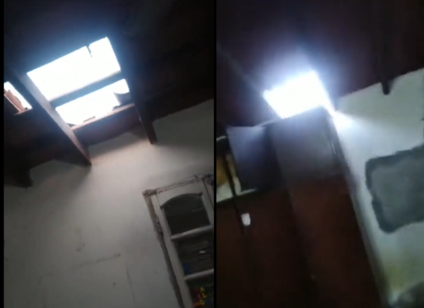 (VIDEO). “Chespi” destecha una casa para entrar y robarse todo lo que pudo