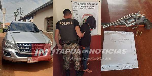 HOMBRE AMENAZÓ DE MUERTE A SU EX Y TERMINÓ PRESO - Itapúa Noticias
