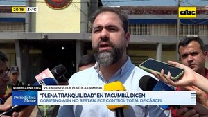 Video: ‘’Plena tranquilidad’' en Tacumbú, según el viceministro de Política Criminal - Periodísticamente - ABC Color