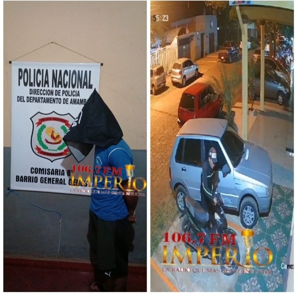 Cae sujeto que presuntamente hurtó una motocicleta en General Genes - Radio Imperio 106.7 FM