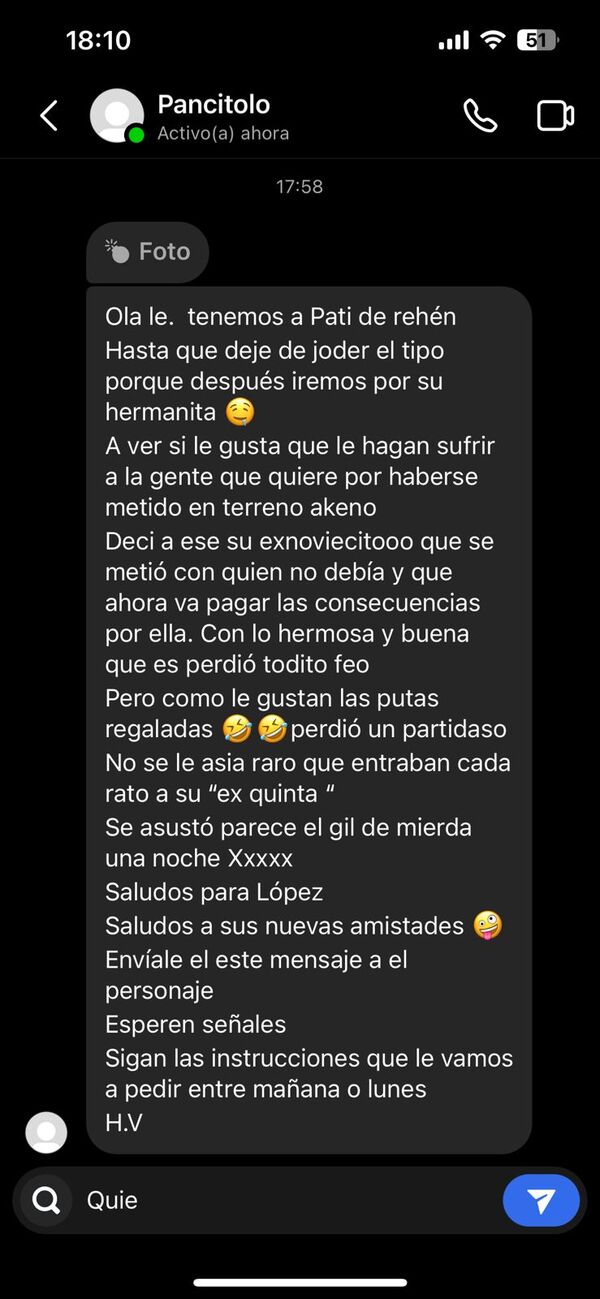 Joven fingió su secuestro para amedrentar a su expareja