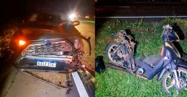 Niña de 7 años y su madre mueren tras accidente de tránsito en Coronel Oviedo