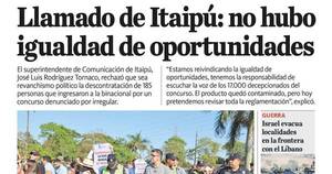 La Nación / LN PM: edición mediodía del 16 de octubre