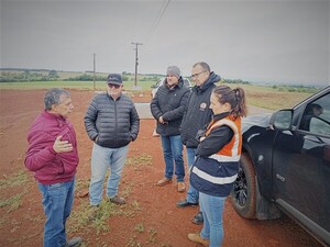 REVISIÓN DEL RECORRIDO DE CAMPO EN EL TRAMO EMPALME RUTA 6 – EMPALME CORREDOR DE EXPORTACIÓN (KIMEX R6 – FRUTIKA) - Itapúa Noticias