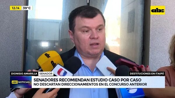 Destituciones en Itaipú: senadores recomiendan estudio caso por caso - ABC Noticias - ABC Color