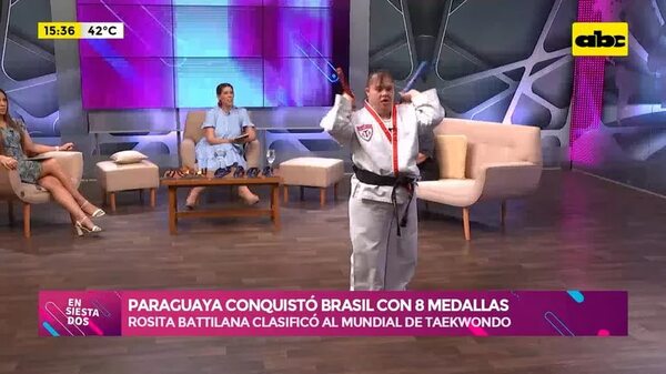 Video: paraguaya conquistó Brasil con 8 medallas  - Ensiestados - ABC Color