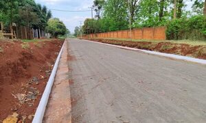 Inauguran empedrado en Bellavista de Hernandarias
