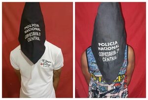 Dos presuntos ladrones fueron aprehendidos en San Antonio - Policiales - ABC Color