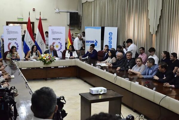 MOPC confirma que obras cloacales de Lambaré se licitarán en varios lotes - Economía - ABC Color