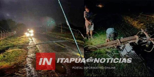 DESPUÉS DEL TEMPORAL EN ENCARNACIÓN, LA ANDE RECIBIÓ MÁS DE 1,000 RECLAMOS - Itapúa Noticias